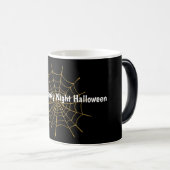 Gouden Spinnebeweb Halloween Magische Mok (Voorkant rechts)