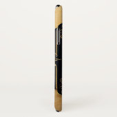 Gouden spinnenbeeld over weelderig filigraanontwer Case-Mate iPhone case (Achterkant / rechts)