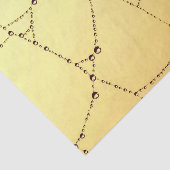 Gouden spinnenweb elegant tissuepapier (Detail)