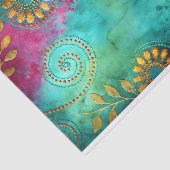 Gouden Spiraal Decoupage Tissuepapier (Detail)