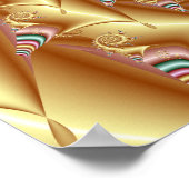 Gouden Spiraal Poster (Hoek)
