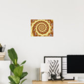Gouden Spiraal Poster (Thuiskantoor)