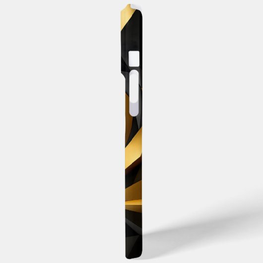 Gouden spiraalgeometrie Case-Mate iPhone case (Achterkant / Links)