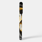 Gouden spiraalgeometrie Case-Mate iPhone case (Achterkant / Rechts)
