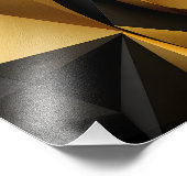 Gouden spiraalgeometrie foto afdruk (Hoek)