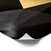 Gouden spiraalgeometrie perfect poster (Hoek)