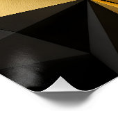 Gouden spiraalgeometrie perfect poster (Hoek)