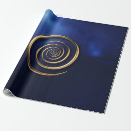 Gouden Spiraalstelsel Cadeaupapier