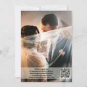 Gouden sprankelende Elope nog lang en gelukkig na Kaart (Achterkant)