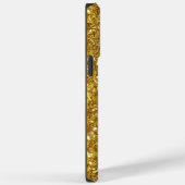 Gouden sprankelende glitter glam party vibe patroo Case-Mate iPhone case (Achterkant / Rechts)