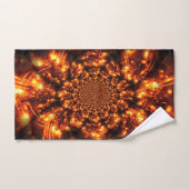 Gouden sprankelende lichten bad handdoek (Handdoek)