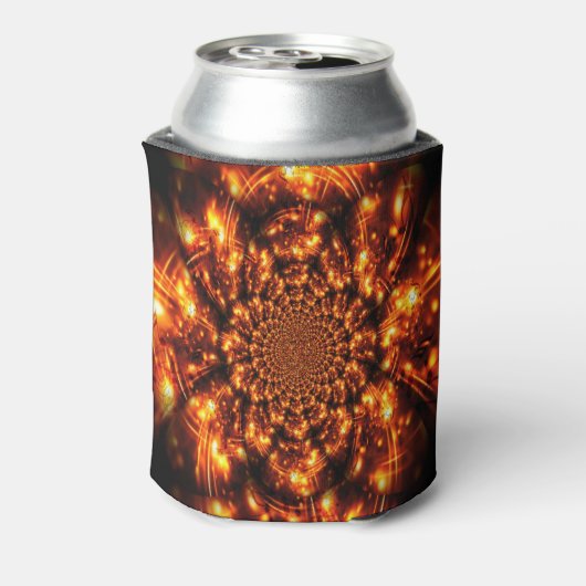 Gouden sprankelende lichten blikjeskoeler (Blikje Achterkant)