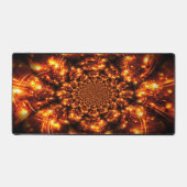 Gouden sprankelende lichten bureaumat (Voorkant)