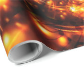 Gouden sprankelende lichten cadeaupapier (Rol Hoek)