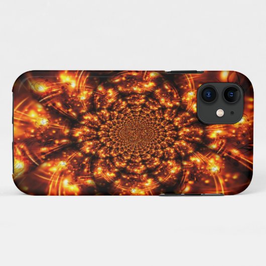 Gouden sprankelende lichten Case-Mate iPhone case (Achterkant (horizontaal))