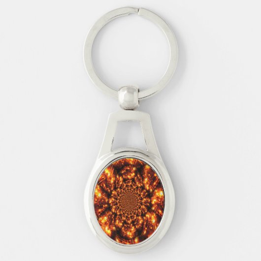 Gouden sprankelende lichten sleutelhanger (Voorkant)