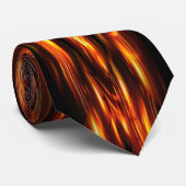 Gouden sprankelende lichten stropdas (Opgerold)