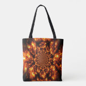 Gouden sprankelende lichten tote bag (Achterkant)