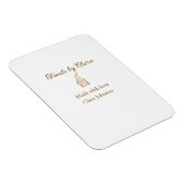 Gouden sprankelende traktaties bakkerij gemaakt me magneet (Rechterzijde)