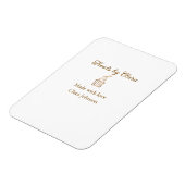 Gouden sprankelende traktaties bakkerij gemaakt me magneet (Linkerzijde)