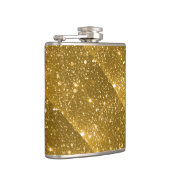 Gouden sprankelkolf heupfles (Rechts)