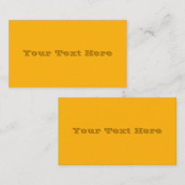Gouden staaf Geel Herfst Herfst Effen Kleur Visitekaartje
