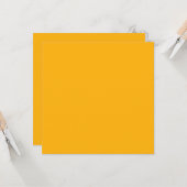 Gouden staaf Geel Herfst Herfst Seizoen Effen Kleu Kaart (Voorkant / Achterkant in situ)