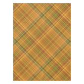 Gouden staaf Geel, Sinaasappel en Groen Plaid Tafelkleed (Voorkant)