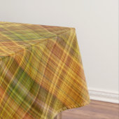 Gouden staaf Geel, Sinaasappel en Groen Plaid Tafelkleed (Voorbeeld)