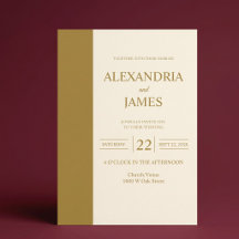 Gouden Staaf Ivoor Minimalistische Moderne Trouw
