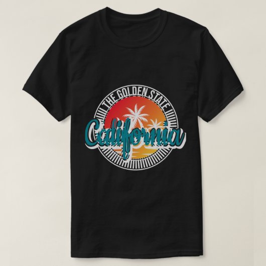 gouden staat californië T-shirt (Design voorkant)