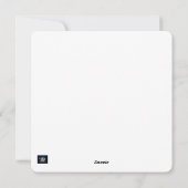 Gouden Stadsgezicht Aftellen Feestdagenkaart (Achterkant)