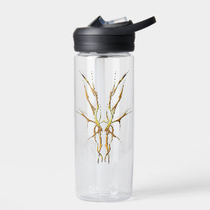 Gouden Stam Deer Schedel Jacht Ontwerp Waterfles