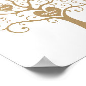 Gouden stamboom  poster (Hoek)