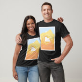 Gouden stappen (ORANJE) T-shirt (Unisex)