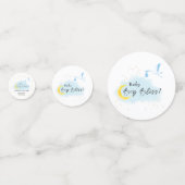 Gouden Starlit Baby Boy Bliss Stork Special Delive Confetti (Achterkanten)