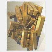 GOUDEN STAVEN FLEECE DEKEN (Voorkant)