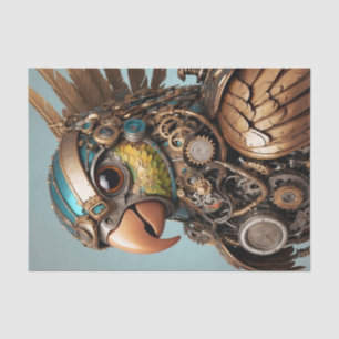  gouden steampunk papegaai tissuepapier