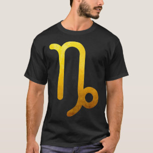 gouden Steenbok ZodiacArt Astrologie teken T-shirt