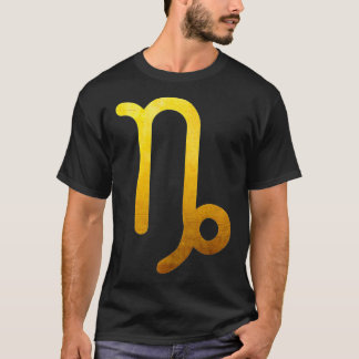 gouden Steenbok ZodiacArt Astrologie teken T-shirt