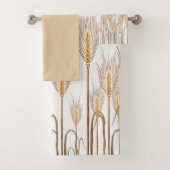 Gouden stengels van tarwe elegante boerderij bad handdoek (Insitu)