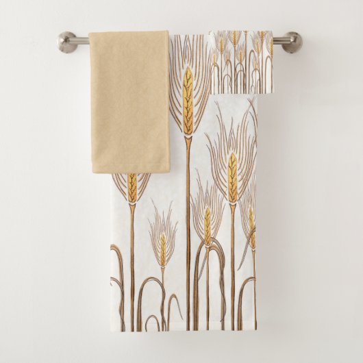 Gouden stengels van tarwe elegante boerderij bad handdoek (Insitu)