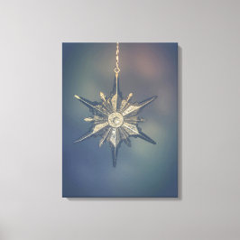 Gouden Ster 18" * 24" opgespannen canvasprint Canvas Afdruk