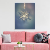 Gouden Ster 18" * 24" Uitgestrekte Canvas Print (Insitu (Woonkamer))