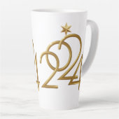 Gouden Ster 2024 Latte Mok (Rechterhoek)
