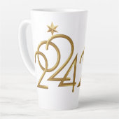 Gouden Ster 2024 Latte Mok (Linkerhoek)