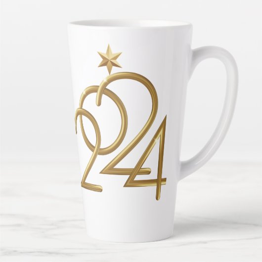 Gouden Ster 2024 Latte Mok (Rechts)