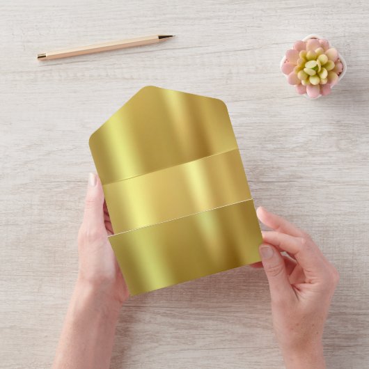 Gouden ster all in one uitnodiging (VideoVideo)