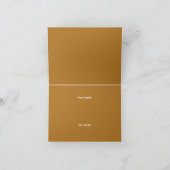 Gouden Ster Bedankt Aangepast Kaart (Binnen)