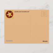Gouden Ster Briefkaart (Achterkant)